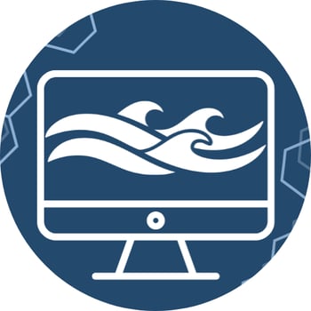 Marine monitor icon